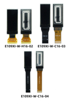 GoldenMorning 1.09 Layar OLED Putih E109XI-W-C16-03, IC SSD1312, Resolusi 64x128, Antarmuka SPI/I2C, Konektor Plug-in 16P