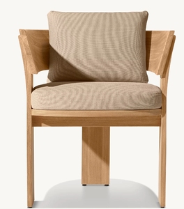 लक्जरी घरेलू सागौन इनडोर और आउटडोर डाइनिंग टेबल और कुर्सी सेट - Product Image 6