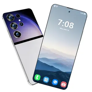 2024 untuk harga pabrik pasar Afrika S25 Ultra + ponsel pintar tidak terkunci kartu SIM ganda + memori Flash kartu TF 5G S25 Ultra Plus