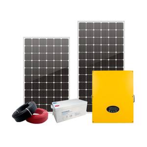 1kw 5 Kw 8kw hors réseau hybride <span class=keywords><strong>maison</strong></span> PV onduleur batterie produit panneau solaire système d'énergie solaire citation - Product Image 1