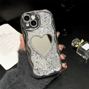 <span class=keywords><strong>Coque</strong></span> de téléphone en silicone TPU antichoc à couverture intégrale avec paillettes et strass, style coréen, pour <span class=keywords><strong>iPhone</strong></span> 16 17 Pro Max 14 Plus 13 - Product Image 4