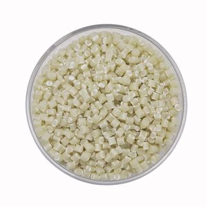 Gránulos de Plástico PCR ABS Reciclado Certificado por GRS, OBP OCEAN, IBISS BP18N, Color Natural, Retardante de Llama, Extrusión de Alto Flujo - Product Image 1