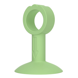 Tope de puerta de silicona transparente, pequeño, para montaje en suelo, diseño minimalista, fácil instalación, para protección de la manija de la puerta - Product Image 5