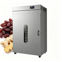 UCK Huishoudelijke Kleine 20-laags RVS Fruitdroger Gedroogde Chili Vlees en Groente Dehydrator