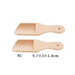 ملعقة ملح خشبية للحمام ، ملعقة ملح خشبية صغيرة ، ملعقة ملح صغيرة ، ملعقة ملح صغيرة - Product Image 3