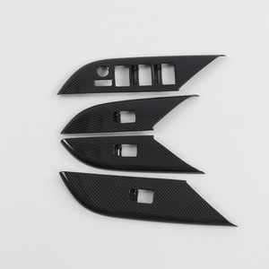 WZXD Prix d'usine Nouvelle Arrivée Accessoires Intérieurs Couvercle de Commutateur de Lève-Vitre Électrique en Carbone 2023 pour Rocco - Product Image 3