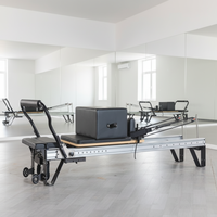 Großbestellung: Studio-Qualität Pilates Reformer Maschine mit Multi-Position Fußstange, Pilates Reformer Bett für Heimfitnessstudios