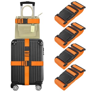<span class=keywords><strong>Sangle</strong></span> de bagage réglable en polyester 2M avec serrure à combinaison et boucle sécurisée - Product Image 6