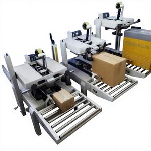 Selladora de Cajas Eléctrica Semiautomática con Sellado Térmico de Alta Resistencia para Embalaje de Papel, Bebidas, Ropa y Textiles, Fácil de Operar - Product Image 1