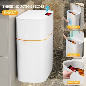 Touchless Smart Sensor Trash Can 10L 12L 15L Induction Garbage Container Kitchen Waste <b>Bin</b> - Product Image 2