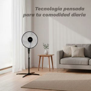 Ventilatore a piedistallo Grunkel 50W 3 velocità Nero X Base - Product Image 4