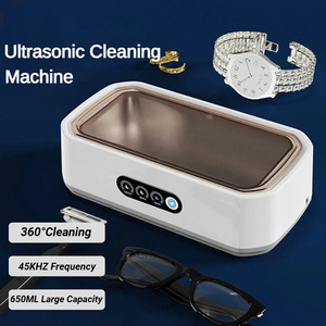 Limpiador Ultrasónico de Gran Capacidad Ajustable de 650 ml, Rápido y Potente, para Joyas, Pulseras, Gafas, Máquina de Limpieza de Joyas para el Hogar - Product Image 2