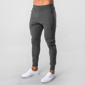 Pantalons de sport Fitspi pour hommes, en coton élastique musculaire, coupe slim, pieds fins, entraînement physique, course à pied, pantalons de jogging en gros - Product Image 3