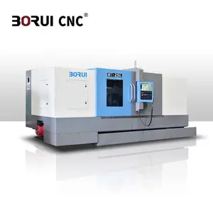 Máquina de torno cnc horizontal de 4 ejes BORUI, torneado y fresado, mecanizado central compuesto