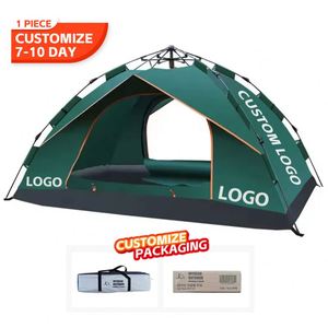 Factory OEM Four-season Triple Layer Lightweight 2.4KG Outdoor <b>Waterproof</b> Camping 4-6 Person Auto <b>Tent</b> Automatic Camping <b>Tent</b> - Product Image 2