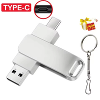 Clés USB 3.0 en métal personnalisées avec logo OEM, vente en gros, 1 To, 2 To, 16 To, OTG