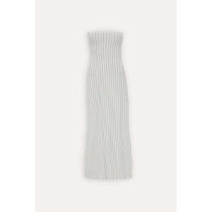 Robe blanche sans bretelles à rayures, sans col, style jupe moulante, idéale pour les banquets, soirées, dîners et événements spéciaux, tailles XS à XXL - Product Image 2