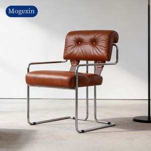Sillón de Cuero Italiano de Lujo, Sofá Italiano de Diseño Ligero y Lujoso para Sala de Estar, Muebles de Lujo para Sala de Estar - Product Image 2