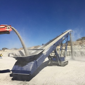 Di động Stacker băng tải máy theo dõi băng tải di động - Product Image 3