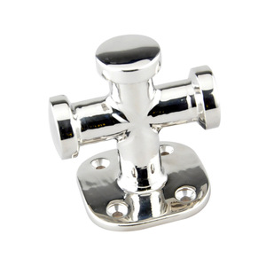 Bouée marine en acier inoxydable massif de 63 mm, à une seule croix, pour yachts, bateaux de pêche, état neuf, accessoires de bateau - Product Image 1