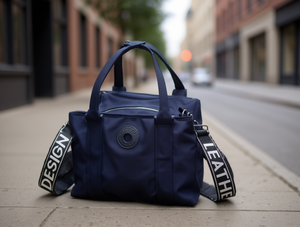 Borsa a Tracolla da Donna in Microfibra Sintetica, Colore Unico, Chiusura con Zip, per Tutte le Stagioni - Product Image 2