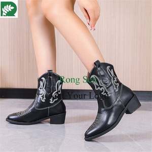 <span class=keywords><strong>ส้น</strong></span><span class=keywords><strong>สูง</strong></span>ทรงครอคสำหรับผู้หญิง<span class=keywords><strong>รองเท้า</strong></span>ยาวถึงเข่าขนาดใหญ่พิเศษสำหรับฤดูใบไม้ร่วง - Product Image 4