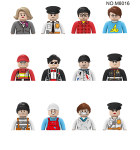 Lot de figurines miniatures professionnelles en blocs de construction, thème métiers, jouets promotionnels DIY - Product Image 3