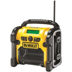 วิทยุพกพา Dewalt AM FM 12V พร้อมหน้าจอดิจิตอลและช่องเสียบเสียง 3.5 มม. สำหรับใช้งานในสถานที่ทำงาน - Product Image 1