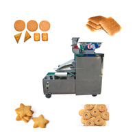 Machine automatique de fabrication de biscuits Sable Breton, machine à biscuits à l'avoine, équipement de moulage rotatif de biscuits pour la production en boulangerie