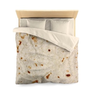 Vendita calda personalizzata cobija de burrito pattern Custom cute round flanella fleece double sided tortilla coperta - Product Image 4
