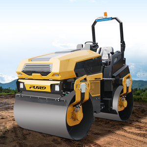 Titreşim üzerinde binmek silindir hidrolik sürüş 4 ton asfalt titreşimli davul yol silindiri satılık - Product Image 1