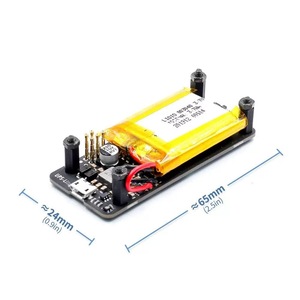 ราสเบอร์รี่ พี ซีโร่ ดับเบิ้ลยูพีเอส 5V 2A บอร์ดแบตเตอรี่ลิโปพร้อมระบบตรวจจับพลังงาน 65x24 มม. - Product Image 1
