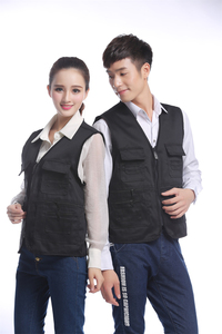 2025 <span class=keywords><strong>gilet</strong></span> de travail <span class=keywords><strong>sans</strong></span> manches en polyester de haute qualité pour hommes avec logo personnalisé multi-poches et fermeture à glissière - Product Image 6