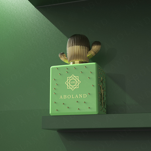 ABOLAND Square <b>Reed</b> <b>Diffuser</b> Bottle With Gold Stamping Engraving Design Home Fragrance Decorative Packaging - Product Image 5