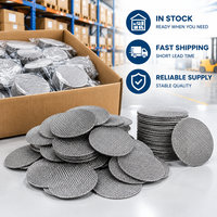 Disque en maille sinterisée en acier inoxydable 304, 5 couches, rond, pour la métallurgie, les centrales électriques, taille personnalisée, protection de l'environnement, réutilisable