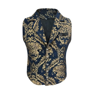 Chaleco Formal para hombre, chaleco <span class=keywords><strong>medieval</strong></span> gótico Steampunk con patrón decorativo, chaleco de Cosplay victoriano para <span class=keywords><strong>traje</strong></span> de negocios de <span class=keywords><strong>boda</strong></span> - Product Image 2