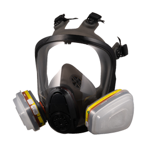 Maschera Antigas Riutilizzabile 7600 6800 con Certificazione CE, Respiratore a Doppio Filtro ad Alta Efficienza - Product Image 1
