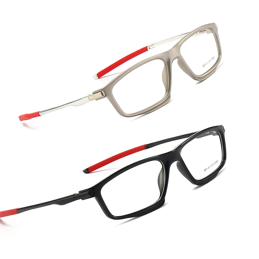 Occhiali da vista quadrati retrò più venduti occhiali da vista TR90 cornici anti blu occhiali sportivi ottici di alta qualità