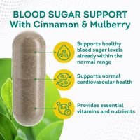 Capsule de soutien OEM avec extrait de cannelle, mûre, aubépine, hibiscus et ail, supplément vitaminique et à base de plantes