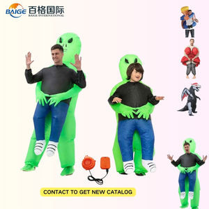 Costume Gonflable Extraterrestre Vert Enlèvement, Déguisement