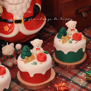 Custom Gift Home Decor Handmade Aromatherapy <b>Candles</b> Christmas Bear Soy Wax Scented <b>Candle</b> - Product Image 2