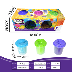 Kit de arcilla súper ligera para niños, seguro, suave y estirable, juguetes de arte educativos DIY, arena mágica similar a Playdough & Slime - Product Image 5
