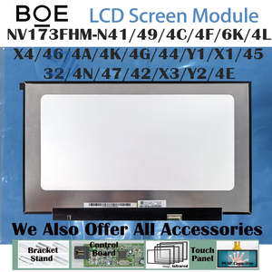 Module d'écran LCD pour ordinateur portable 17,3 pouces 60Hz 1920x1080 FHD 16:9 98% SRGB sans fonction tactile NV173FHM-N41/49/4C/4F/6K/4L X4/46/4A/4K/4G/<span class=keywords><strong>44</strong></span>/Y1/X1 - Product Image 1