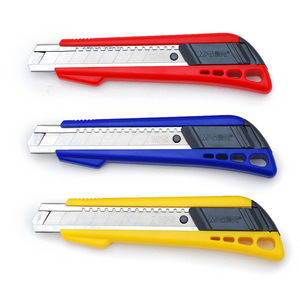 M&G Utility <b>Knife</b> 18mm Wide Blade Auto <b>Lock</b> Office Cutter Ass91320 - Product Image 5