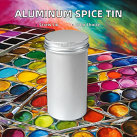 Grand couvercle à vis en aluminium boîte de conserve ronde en métal emballage pour aliments en conserve pour huile d'olive aliments pour animaux de compagnie nouilles bougies