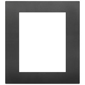 Vimar Classic 8M Black Plate 18.5x18.5mm <b>Wall</b> Mounting Panel For <b>Plugs</b> <b>Sockets</b> - Product Image 1