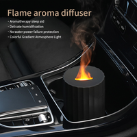 Humidificateur diffuseur d'air flamme diffuseur d'aromathérapie à ultrasons humidificateur d'huile parfumée