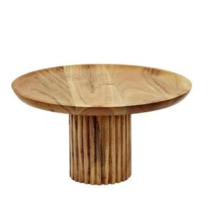 Handmade Wooden 2-Tier Eco-Friendly Cake Stand for Birthday Party Home Hotel Use-the QUALITY COLLECTION QC-6489 (Made India) - Product Image 4
