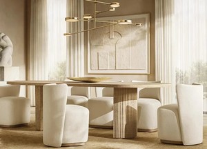 Sedia da Pranzo Moderna di Eccellente Qualità, Resistente, con Schienale Chiuso, in Legno Massello, per Hotel e Uso Domestico - Product Image 5