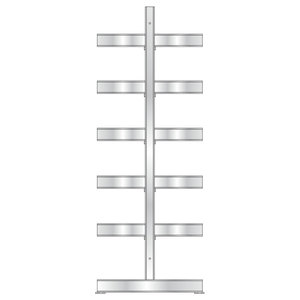 Kragarmregal Feuerverzinkt Doppelseitig 3100x1340x3000 Mm 3 Regalfelder (2x6) 12 Ebenen Estantes apilables Estantes - Product Image 1